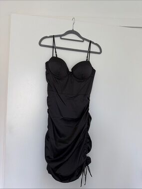 backless black maxi dress formal Long Sleeve Embellished Backless Maxi Dress in Black - 12